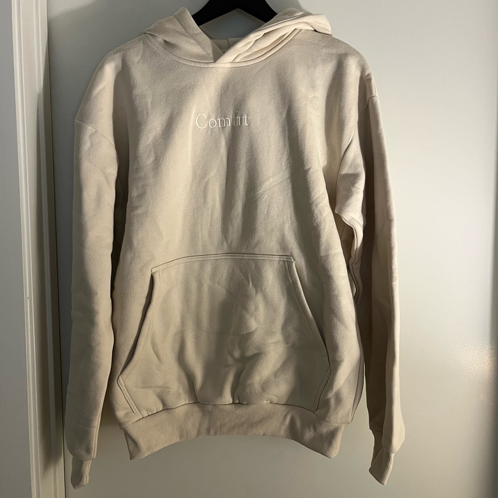 Comfrt sweatshirt and sweatpants in Bone